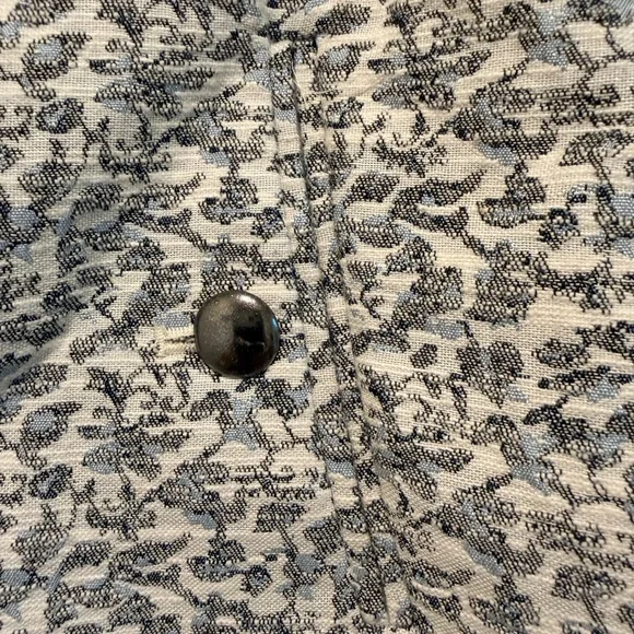 LOFT Black and White Jacquard Lined Mini Skirt - Picture 5 of 7